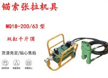 點(diǎn)擊查看詳細(xì)信息<br>標(biāo)題：風(fēng)動(dòng)張拉機(jī)具 MQ18-200-63型 配雙缸千斤頂 礦用錨索張拉機(jī)具 閱讀次數(shù)：304